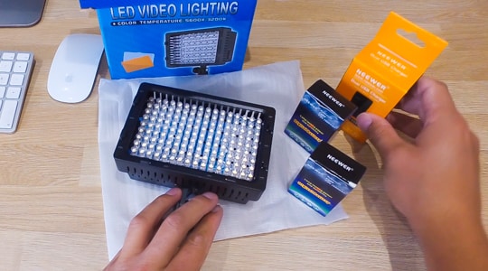 Lampe torche LED vidéo